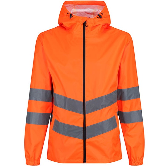 Kurtka Ostrzegawcza Wodoodporna Poliester RG497 - Orange