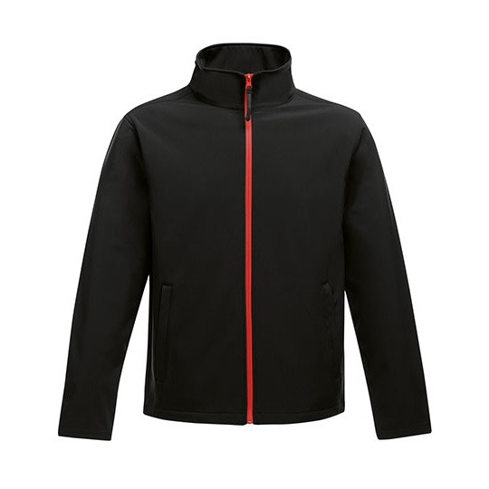 Kurtka Softshell Dwuwarstwowa Wiatroodporna RG628 - Black & Classic Red