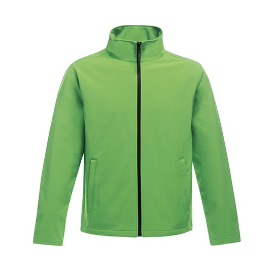 Kurtka Softshell Dwuwarstwowa Wiatroodporna RG628 - Extreme Green & Black