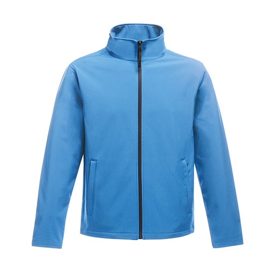 Kurtka Softshell Dwuwarstwowa Wiatroodporna RG628 - French Blue & Navy