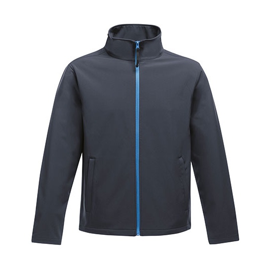 Kurtka Softshell Dwuwarstwowa Wiatroodporna RG628 - Navy & French Blue