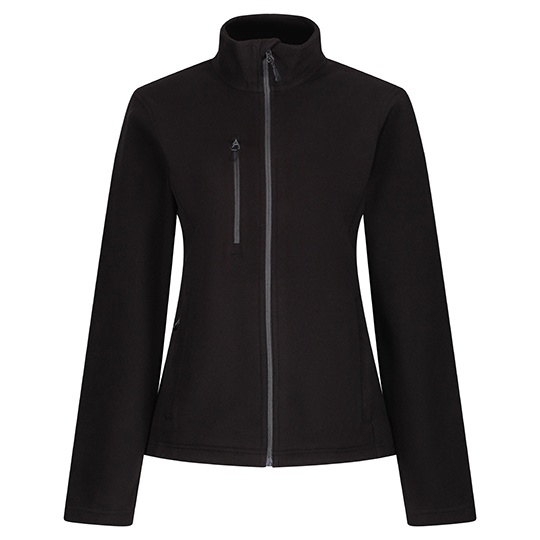 Bluza Polarowa Damska Slim Recyklingowa RG6280 - Black