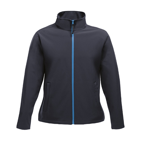 Kurtka Damska Softshell Wiatroodporna RG629 - Navy & French Blue