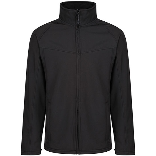 Kurtka Klasyczna Softshell Wodoodporna RG642 - Black & Black