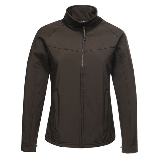 Kurtka Softshell Damska Slim Wodoodporna RG645 - Black & Black
