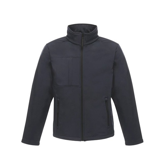 Kurtka Męska Ocieplana Softshell Wodoodporna RG688 - Navy & Seal Grey (Solid)