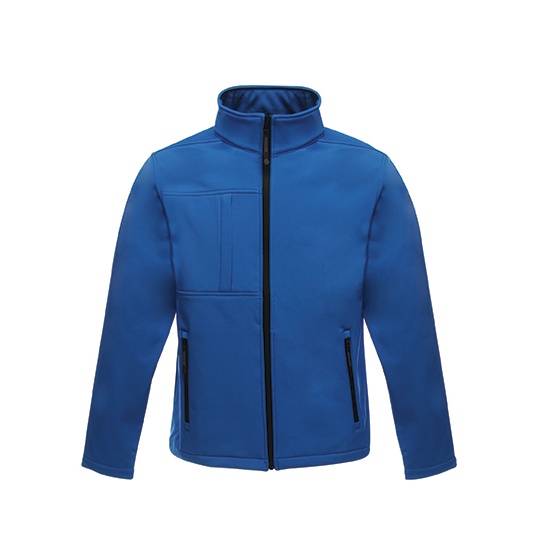 Męska kurtka softshell ocieplana RG688 - Oxford Blue & Black