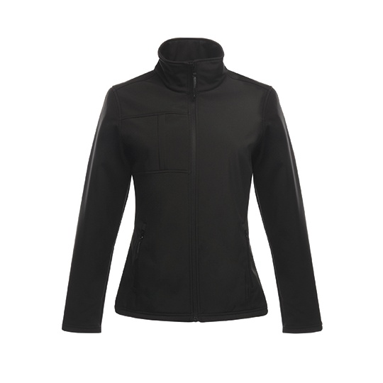 Kurtka Softshell Damska Wodoodporna Oddychajaca RG689 - Black & Black