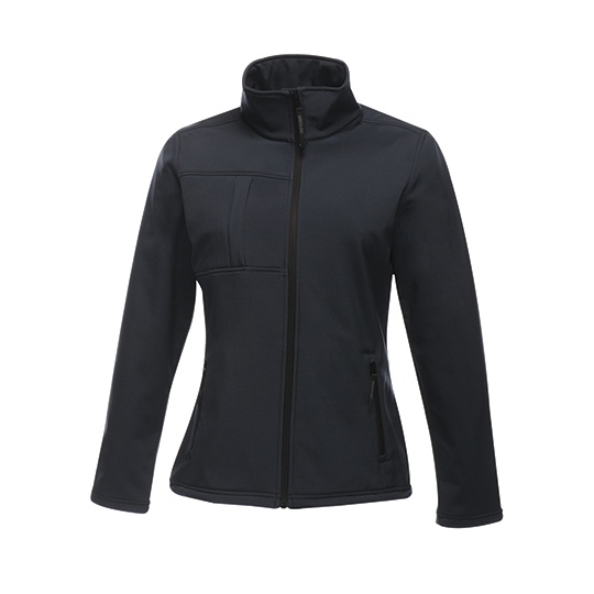 Kurtka Softshell Damska Wodoodporna Oddychajaca RG689 - Navy & Seal Grey (Solid)
