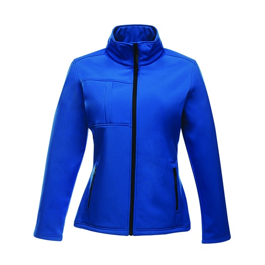 Damska kurtka softshell RG689 - Oxford Blue & Black