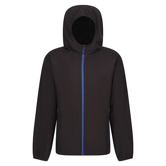 Bluza Polarowa Meska Mikropolar z Recyklingu RG690 - Black & New Royal