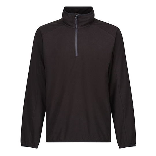 Polar Meski Mikropolar z Recyklingu RG691 - Black & Seal Grey