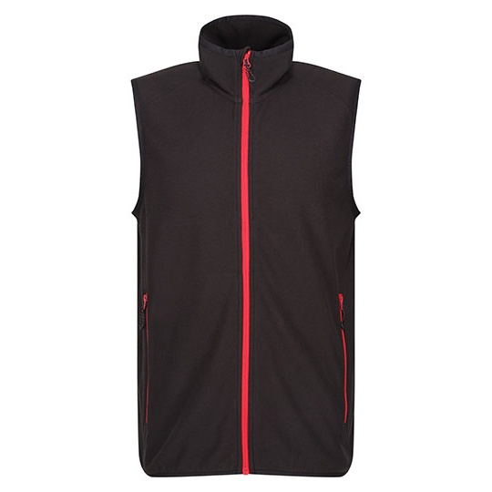 Kamizelka Bezrekawnik Polar Recykling RG695 - Black & Classic Red