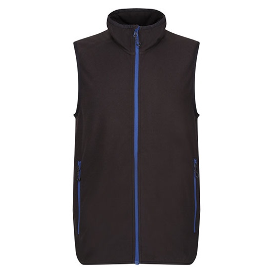 Kamizelka Bezrekawnik Polar Recykling RG695 - Black & New Royal