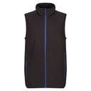 Kamizelka Bezrekawnik Polar Recykling RG695 - Black & New Royal