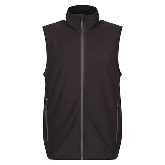 Kamizelka Bezrekawnik Polar Recykling RG695 - Black & Seal Grey