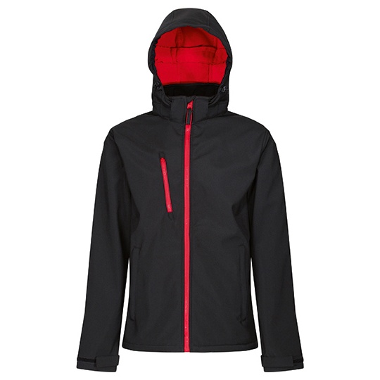 Kurtka Softshell 3-warstwowa RG701 - Black & Classic Red
