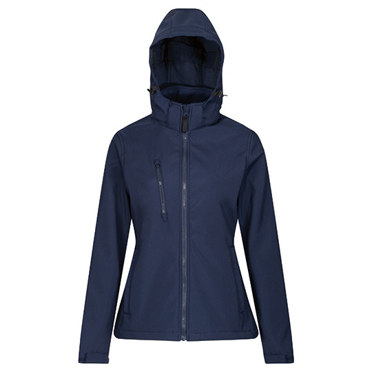 Kurtka Damska Slim Softshell 3-warstwowa Wodoodporna Oddychajaca RG702 - Navy & Navy