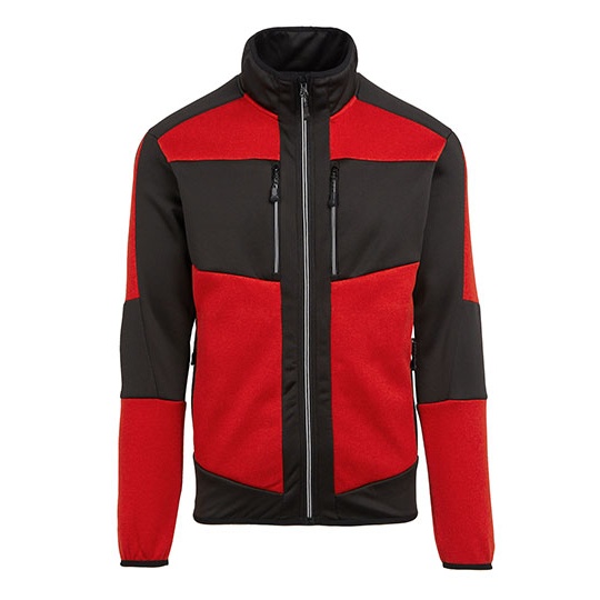 Bluza Unisex Polarowa Elastyczna RG720 - Classic Red & Black