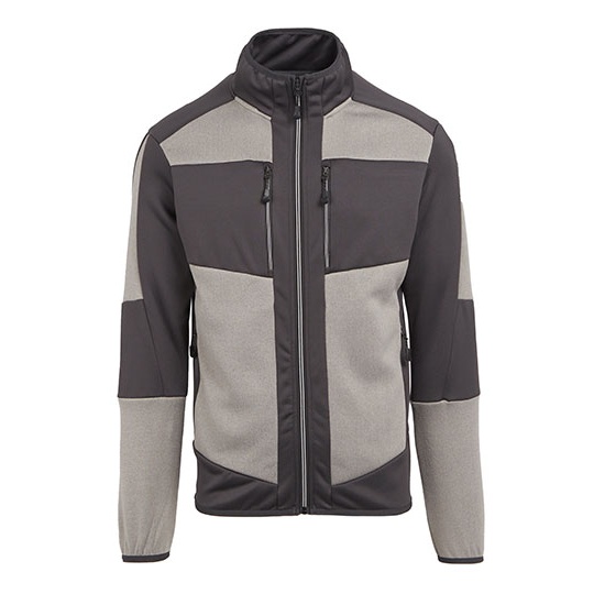 Bluza Unisex Polarowa Elastyczna RG720 - Mineral Grey & Ash (Heather)