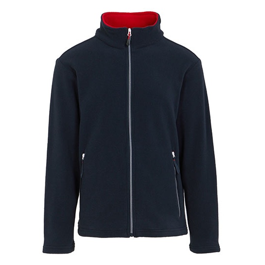Polar Meski Poliester z Recyklingu RG725 - Navy & Classic Red