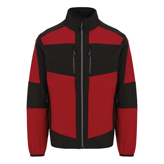 Kurtka Softshell Wodoodporna Wiatroszczelna RG753 - Classic Red & Black