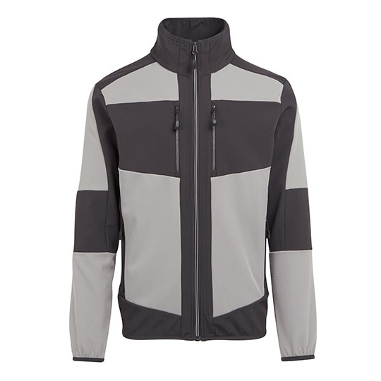 Kurtka Softshell Wodoodporna Wiatroszczelna RG753 - Mineral Grey & Ash (Heather)