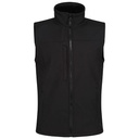 Kamizelka Klasyczna Softshell Wodoodporna Wiatroodporna RG788 - All Black