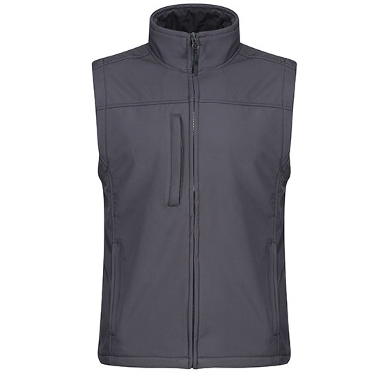 Kamizelka Klasyczna Softshell Wodoodporna Wiatroodporna RG788 - Seal Grey (Solid) & Seal Grey (Solid)