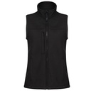 Bezrekawnik Damski Dopasowany Softshell Wodoodporny RG790 - All Black