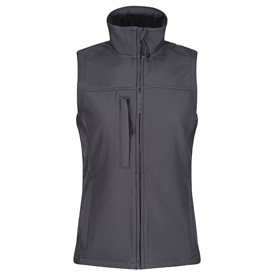 Bezrekawnik Damski Dopasowany Softshell Wodoodporny RG790 - Seal Grey (Solid)