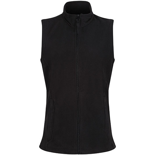 Damski bezrekawnik polarowy Slim RG802 - Black