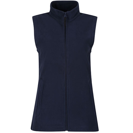 Damski bezrekawnik polarowy Slim RG802 - Dark Navy