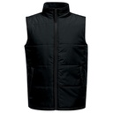 Kamizelka Pikowana Ocieplana Hydrofobowa Poliestrowa RG842 - Black & Black