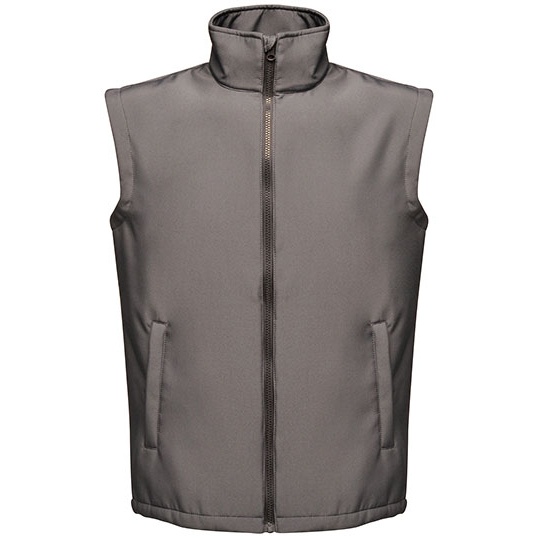 Kamizelka softshell RG844 - Seal Grey & Black