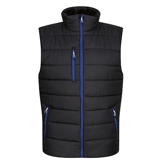 Kamizelka Ocieplana Ripstop RG892 - Black & New Royal