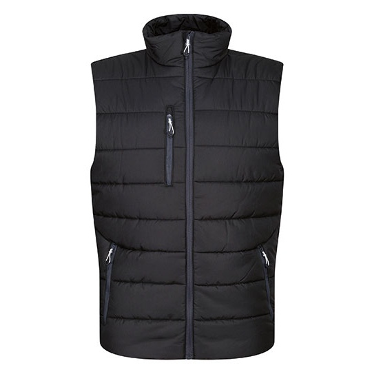 Kamizelka Ocieplana Ripstop RG892 - Black & Seal Grey