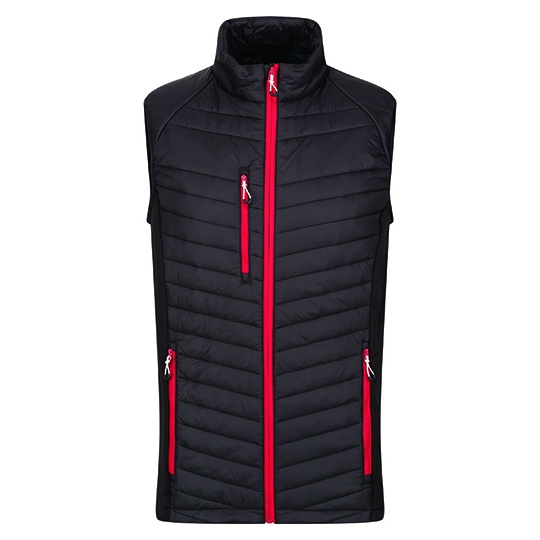 Kamizelka Hybrydowa Poliamidowa Extol Stretch RG894 - Black & Classic Red