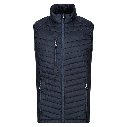 Kamizelka Hybrydowa Poliamidowa Extol Stretch RG894 - Black & Seal Grey
