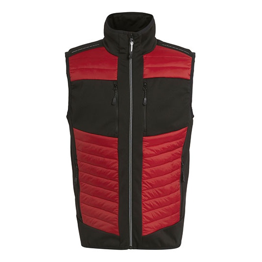 Kamizelka Hybrydowa Izolowana Strecz RG905 - Classic Red & Black