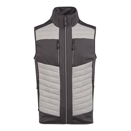 Kamizelka Hybrydowa Izolowana Strecz RG905 - Mineral Grey & Ash (Heather)