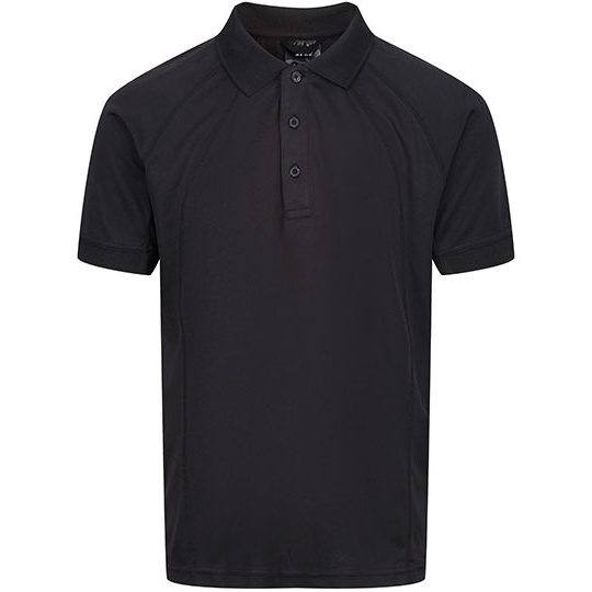 Koszulka Polo Klasyczna Szybkoschnaca Poliestrowa RGH147 - Black