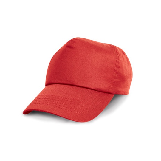 Czapka 5-panelowa Bawelniana Twill RH05 - Red