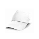 Czapka 5-panelowa Bawełniana Twill RH05 - White