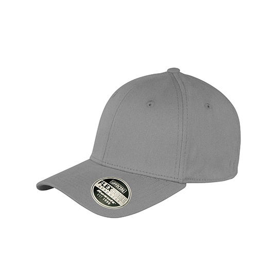 Czapka 6-panelowa Bawelniana Elastyczna RH85 - Cool Grey