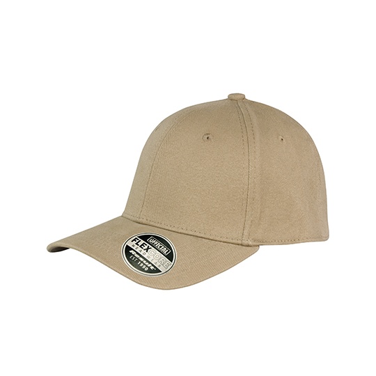 Czapka 6-panelowa Bawelniana Elastyczna RH85 - Khaki