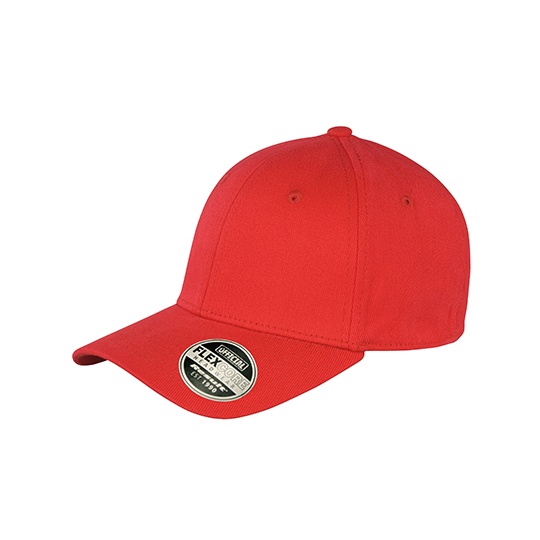 Czapka 6-panelowa Bawelniana Elastyczna RH85 - Red