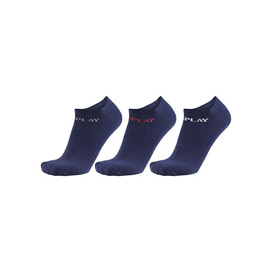 Skarpetki do sneakersow Bawelniane 3-pak RP100628 - Dark Blue