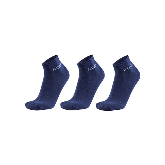 Skarpetki Stopki Bawełniane RP100629 - Dark Blue & Grey