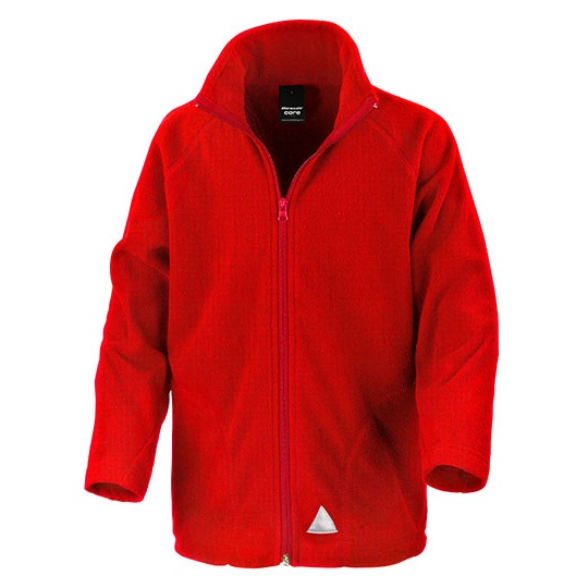 Bluza Dziecieca Klasyczna Mikropolar Lekka RT114J - Red